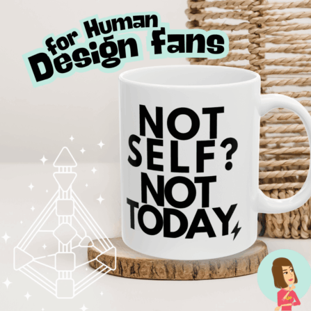 not self not today 15 oz coffee cup