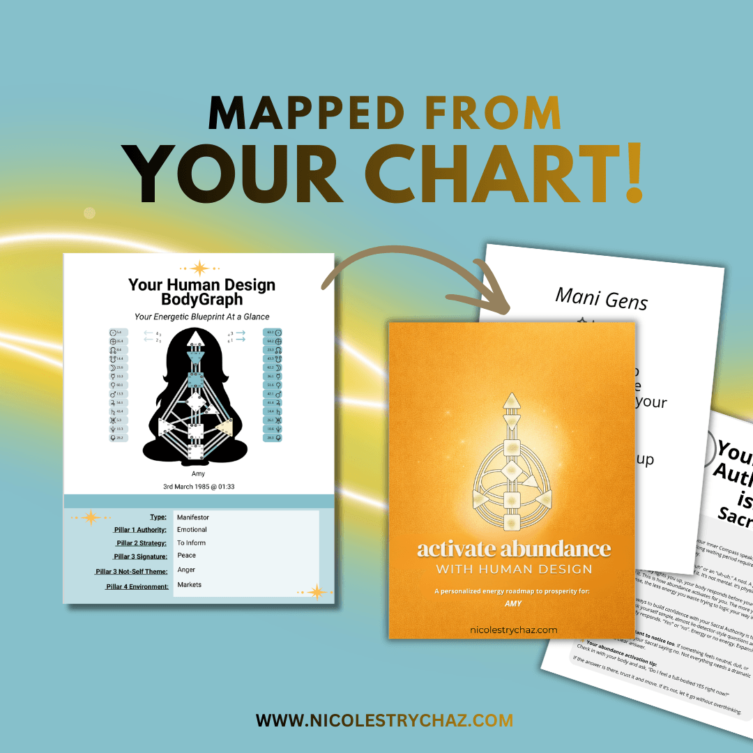 activate abundance with Human Design