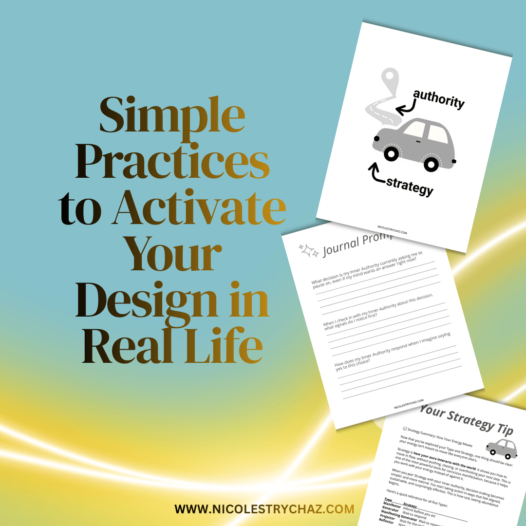 activate abundance with Human Design